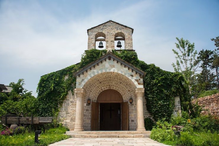 Church surroundings